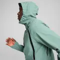 Вітровка для бігу Puma RUN ULTRAWEAVE LIGHTWEIGHT світло-зелено-чорна 525799-30