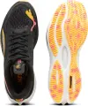 Кроссовки беговые Puma VELOCITY NITRO 3 черно-оранжево-красные 309701-01