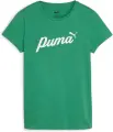 Футболка жіноча Puma ESSENTIALS+ SCRIPT зелена 679315-86