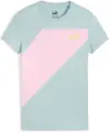Футболка подростковая Puma POWER бирюзово-розовая 679359-22