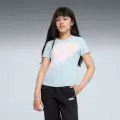 Футболка подростковая Puma POWER бирюзово-розовая 679359-22