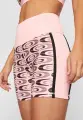 Шорты-тайтсы женские Puma RETRO GLAM розово-серо-черные 523893-62