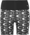 Шорты-тайтсы женские Puma RETRO GLAM черно-серо-белые 523893-01
