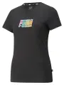 Футболка спортивна жіноча Puma чорно-різнокольорова 670502-01