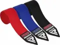Бинти боксерські RDX HAND WRAPS червоні, чорні, сині (3 пари по 4.5 м) HWC-RBU+