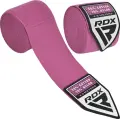 Бинти боксерські RDX HAND WRAPS рожеві (4.5 м) HWX-RP+