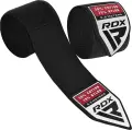 Бинти боксерські дитячі RDX HAND WRAPS чорні (2.5 м) HWJ-RB