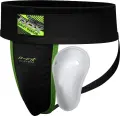 Защита паха RDX GROIN GUARD SUPPORTER черно-салатовая GGX-H1B