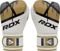 Рукавички боксерські RDX BOXING GLOVES BGR-F7 біло-золоті BGR-F7GL