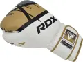 Рукавички боксерські RDX BOXING GLOVES BGR-F7 біло-золоті BGR-F7GL