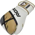 Рукавички боксерські RDX BOXING GLOVES BGR-F7 біло-золоті BGR-F7GL