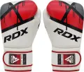 Рукавички боксерські RDX BOXING GLOVES BGR-F7 біло-червоні BGR-F7R