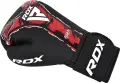 Перчатки боксерские RDX BOXING GLOVES NEW AURA F17 черно-красные BGR-F17BR