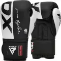 Рукавички боксерські RDX BOXING GLOVES REX F4 біло-чорні BGR-F4B