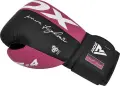 Рукавички боксерські RDX BOXING GLOVES REX F4 рожево-чорні BGR-F4P