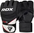 Рукавички MMA RDX GRAPPLING GLOVES NEW MODEL чорно-білі GGR-F12B