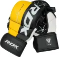 Рукавички MMA RDX GRAPPLING GLOVES REX T6 PLUS жовто-чорно-білі GGR-T6Y