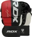 Рукавички MMA RDX GRAPPLING GLOVES REX T6 PLUS червоно-чорно-білі GGR-T6R