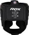Шолом боксерський RDX HEAD GUARD NEW AURA F17 чорно-червоний HGR-F17BR
