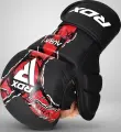 Рукавички MMA RDX GRAPPLING GLOVES SHOOTER NEW AURA F17 чорно-червоні GSR-F17BR