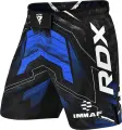 Шорти для MMA RDX MMA SHORTS IMMAF-1 чорно-сині MSS-IMF-1U
