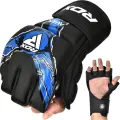 Рукавички MMA RDX GRAPPLING GLOVES NEW AURA F17 чорно-сині GGR-F17BU