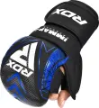 Рукавички MMA RDX GRAPPLING GLOVES SHOOTER IMMAF-1 чорно-сині GSR-IMF-1U