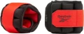 Обтяжувачі для кісточки Reebok FLEXLOCK ANKLE WEIGHTS чорно-червоні (2 х 0,5 кг) RAWT-11270