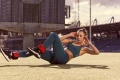 Утяжелители для лодыжки Reebok FLEXLOCK ANKLE WEIGHTS черно-красные (2 х 1,5 кг) RAWT-11272