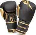 Рукавички боксерські Reebok BOXING GLOVES чорно-золоті (14 унцій) RSCB-11117GB-14