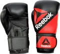 Перчатки боксерские Reebok COMBAT LEATHER BOXING GLOVES черно-красные (10 унций) RSCB-10110RD-10