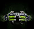 Вратарские перчатки Select 88 Pro Grip темно-сине-салатовые 601886-320