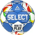 Гандбольный мяч Select Ultimate Replica EHF European League v24 бело-синий Размер 2 357084-896