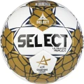 Гандбольний м'яч Select ULTIMATE REPLICA EHF CHAMPIONS LEAGUE V24 біло-золотий Розмір 2 167084-990