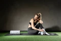 Массажный ролик Select FOAMROLLER "MY TRAINING" серый 745000-990