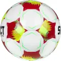 Футбольный мяч Select CONTRA DB (FIFA BASIC) V26 бело-красно-салатовый Размер 4 085318-012