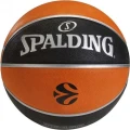 Баскетбольний м'яч Spalding EUROLEAGUE TF-150 оранжево-чорний Розмір 5 84508Z