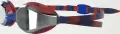 Окуляри для плавання дитячі Speedo HYPER FLYER MIRRORED синьо-червоні 8-7750316411