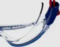 Очки для плавания детские Speedo RIFT GOG JU прозрачно-сине-красные 8-01213C811