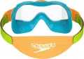Окуляри для плавання дитячі Speedo SEA SQUAD MASK JU бірюзово-салатово-помаранчеві 8-0876314645