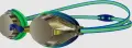 Очки для плавания детские Speedo VENGEANCE MIR GOG JU зелено-сине-золотые 8-11325D651
