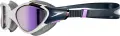 Окуляри для плавання жіночі Speedo BIOFUSE 2.0 MIRROR темно-синьо-фіолетово-білі 8-00377516738