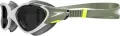 Очки для плавания женские Speedo BIOFUSE 2.0 POLARIZED оливково-желто-серые 8-00445917603