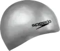 Шапочка для плавання Speedo PLAIN MOULDED SILICONE CAP AU срібна 8-709849086