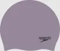 Шапочка для плавання Speedo PLAIN MOULDED SILICONE CAP AU срібна 8-709849086