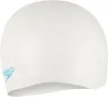 Шапочка для плавания детская Speedo PLAIN MOULDED SILICONE CAP JF/JM/JU бело-голубая 8-7099017621