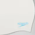 Шапочка для плавания детская Speedo PLAIN MOULDED SILICONE CAP JF/JM/JU бело-голубая 8-7099017621
