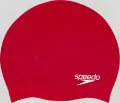 Шапочка для плавания детская Speedo PLAIN MOULDED SILICONE CAP JU красная 8-709900004