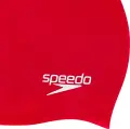 Шапочка для плавания детская Speedo PLAIN MOULDED SILICONE CAP JU красная 8-709900004
