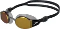 Очки для плавания Speedo MARINER PRO MIR GOG AU черно-золотые 8-00237314554